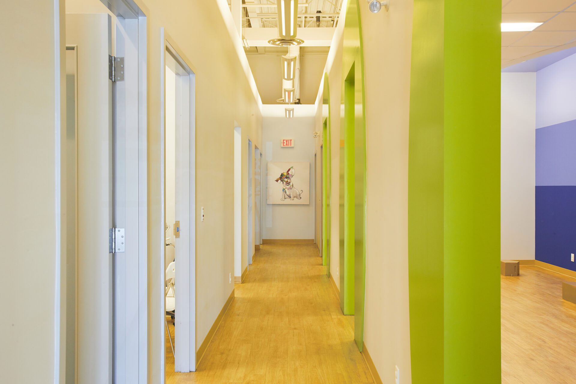 Main hallway closeup Main hallway closeup